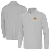 Boston Bruins Antigua Twine Quarter-Zip Pullover - Gray Pullover