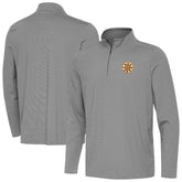 Boston Bruins Antigua Twine Quarter-Zip Pullover - Black Pullover