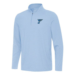 St. Louis Blues Antigua Twine Quarter-Zip Pullover - Blue Pullover