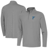 St. Louis Blues Antigua Twine Quarter-Zip Pullover - Black Pullover