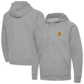Boston Bruins Antigua Victory Full-Zip Hoodie - Heather Gray Hoodies
