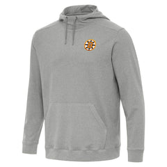Boston Bruins Antigua Cloud Pullover Hoodie - Heather Gray Hoodies