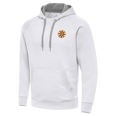 Boston Bruins Antigua Victory Pullover Hoodie - White Hoodies
