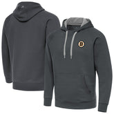 Boston Bruins Antigua Victory Pullover Hoodie - Charcoal Hoodies