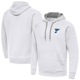 St. Louis Blues Antigua Victory Pullover Hoodie - White Hoodies