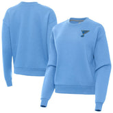 St. Louis Blues Antigua Women's Victory Pullover Sweatshirt - Blue Sweatshirts