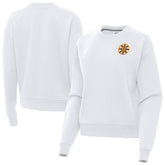 Boston Bruins Antigua Women's Victory Pullover Sweatshirt - White Sweatshirts