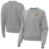 Boston Bruins Antigua Women's Victory Pullover Sweatshirt - Heather Gray Sweatshirts