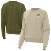 Boston Bruins Antigua Women's Victory Pullover Sweatshirt - Olive Sweatshirts