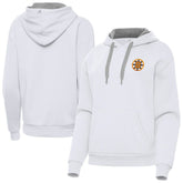 Boston Bruins Antigua Women's Victory Pullover Hoodie - White Hoodies