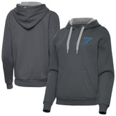 St. Louis Blues Antigua Women's Victory Pullover Hoodie - Charcoal Hoodies