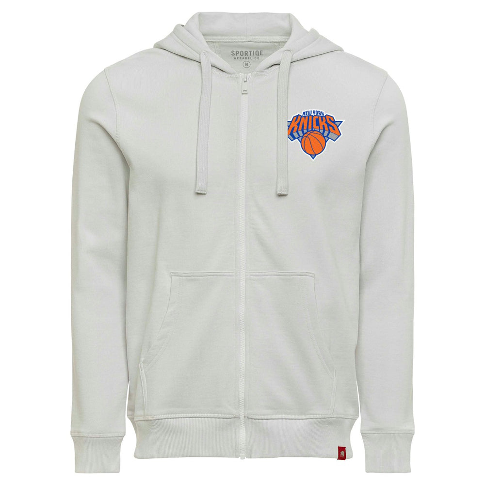 New York Knicks Sportiqe Buxton Premium Full-Zip Hoodie - Gray sale