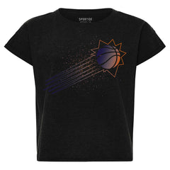 Phoenix Suns Sportiqe Women's Cropped Genuine Issue Collection Alana T-Shirt - Black online