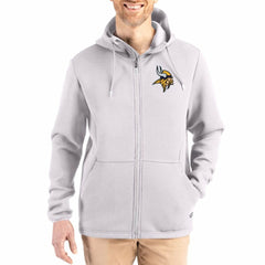 Minnesota Vikings Cutter & Buck Roam Epic Comfort Recycled Full-Zip Hoodie Jacket - Gray online