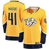 Nicolas Hague Nashville Predators Fanatics Women's Home Breakaway Jersey - Gold Jerseys