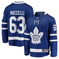 Matias Maccelli Toronto Maple Leafs Fanatics Home Breakaway Jersey - Blue Jerseys