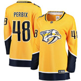 Nick Perbix Nashville Predators Fanatics Women's Home Breakaway Jersey - Gold Jerseys