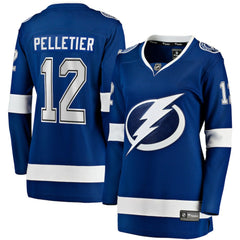 Jakob Pelletier Tampa Bay Lightning Fanatics Women's Home Breakaway Jersey - Blue Jerseys