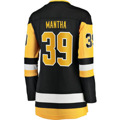Anthony Mantha Pittsburgh Penguins Fanatics Women's Home Breakaway Jersey - Black Jerseys
