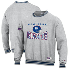New York Giants Champion Reverse Weave Fleece Sweatshirt - Heather Gray sale
