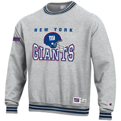 New York Giants Champion Reverse Weave Fleece Sweatshirt - Heather Gray sale