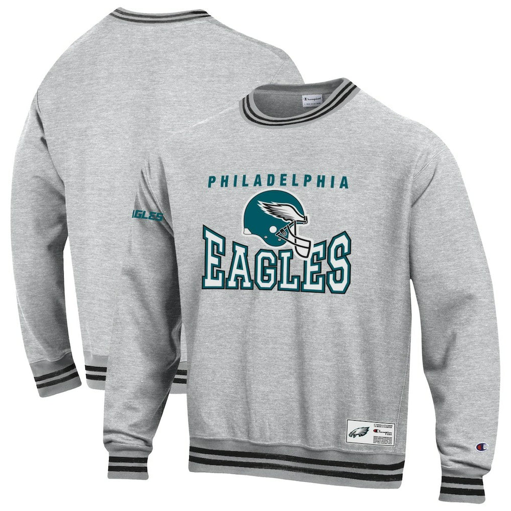 Philadelphia Eagles Champion Reverse Weave Fleece Sweatshirt - Heather Gray outlet