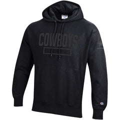 Dallas Cowboys Champion Tonal Reverse Weave Fleece Hoodie - Black online