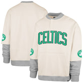 Boston Celtics '47 Crossover Collection Trifecta Double Layered Fleece Sweatshirt - Cream cheap
