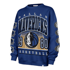 Dallas Mavericks '47 Women's Go Big Oversized Sweatshirt sale - Blue outlet