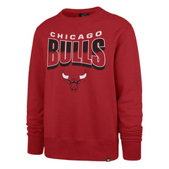 Chicago Bulls '47 Unisex Brush By Headline Crewneck Sweatshirt - Red discount