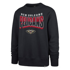 New Orleans Pelicans '47 Unisex Brush By Headline Crewneck Sweatshirt - Navy online