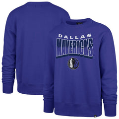 Dallas Mavericks '47 Unisex Brush By Headline Crewneck Sweatshirt sale - Blue on sale