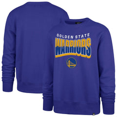 Golden State Warriors '47 Unisex Brush By Headline Crewneck Sweatshirt sale - Royal outlet