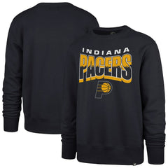 Indiana Pacers '47 Unisex Brush By Headline Crewneck Sweatshirt - Navy cheap