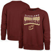 Cleveland Cavaliers '47 Unisex Brush By Headline Crewneck Sweatshirt sale - Wine cheap