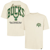 Milwaukee Bucks '47 Unisex Crossover Collection Foundation Pocket T-Shirt - Cream sale