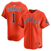 Carlos Correa Houston Astros Alternate Limited Player Jersey Orange
