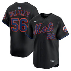 Ryan Helsley New York Mets Alternate Limited Player Jersey Black