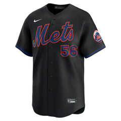 Ryan Helsley New York Mets Alternate Limited Player Jersey Black