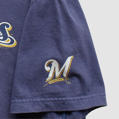 Milwaukee Brewers 2004 T-Shirt Navy Vintage