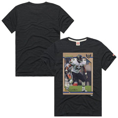 Ray Lewis Baltimore Ravens Homage Unisex NFL Topps Trading Card Tri-Blend T-Shirt - Charcoal cheap