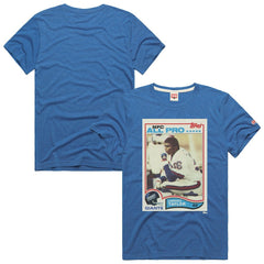 Lawrence Taylor New York Giants Homage Unisex NFL Topps Trading Card Tri-Blend T-Shirt - Royal cheap