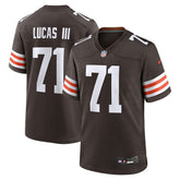 Cornelius Lucas Cleveland Browns Team Game Jersey - Brown for sale