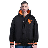 San Francisco Giants Starter Pro Polyfilled Full-Zip Jacket Black