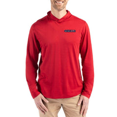 San Francisco 49ers Cutter & Buck Americana Coastline Epic Comfort Eco Recycled Long Sleeve Hoodie T-Shirt - Red sale
