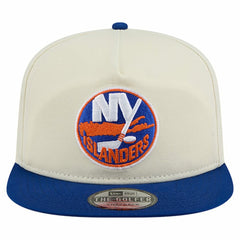 New York Islanders New Era Golfer Adjustable Hat - Cream Hats