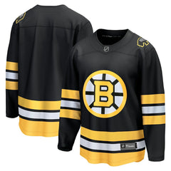 Boston Bruins Fanatics Anniversary Home Breakaway Jersey - Black Jerseys