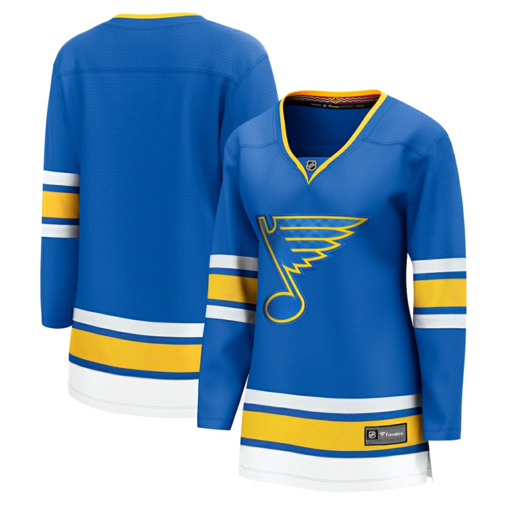 St. Louis Blues Fanatics Women's Home Breakaway Jersey - Blue Jerseys