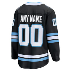 Utah Mammoth Fanatics Home Breakaway Custom Jersey - Black Jerseys