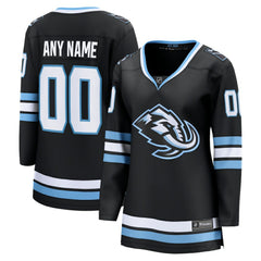 Utah Mammoth Fanatics Women's Home Breakaway Custom Jersey - Black Jerseys